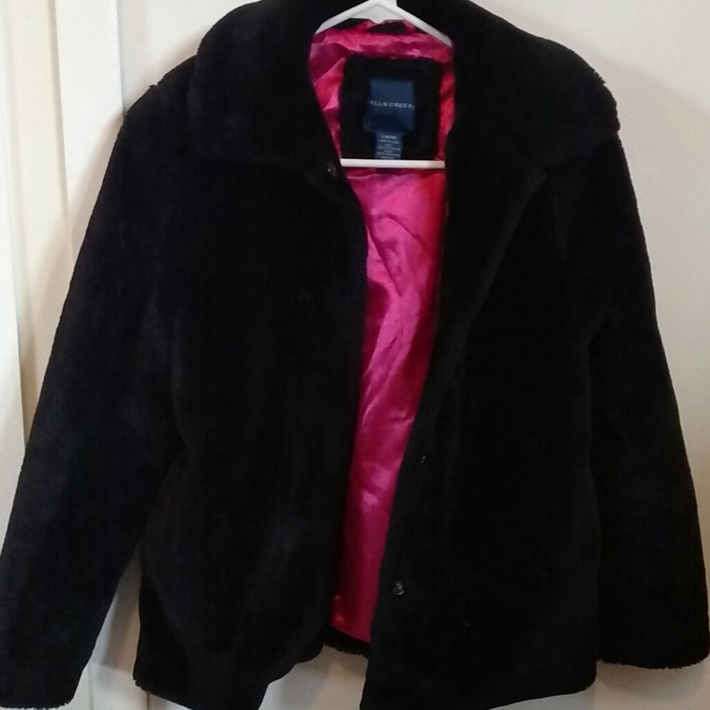 Beautiful black Velvet girls jacket